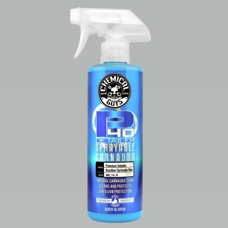 Chemical Guys P40 Detailer Spray w/Carnauba (Set of 6 x 16 Oz. Bottles) WAC_114_16