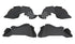 Fishbone Offroad 07-18 Jeep JK Wrangler Front/Rear Inner Fenders -Aluminum - Blk Pwdrcoat (Set Of 4)