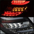 Spyder Mercedes Benz W204 C-Class 11-14 LED Tail Lights - Blk ALT-YD-MBZC11-LED-BK