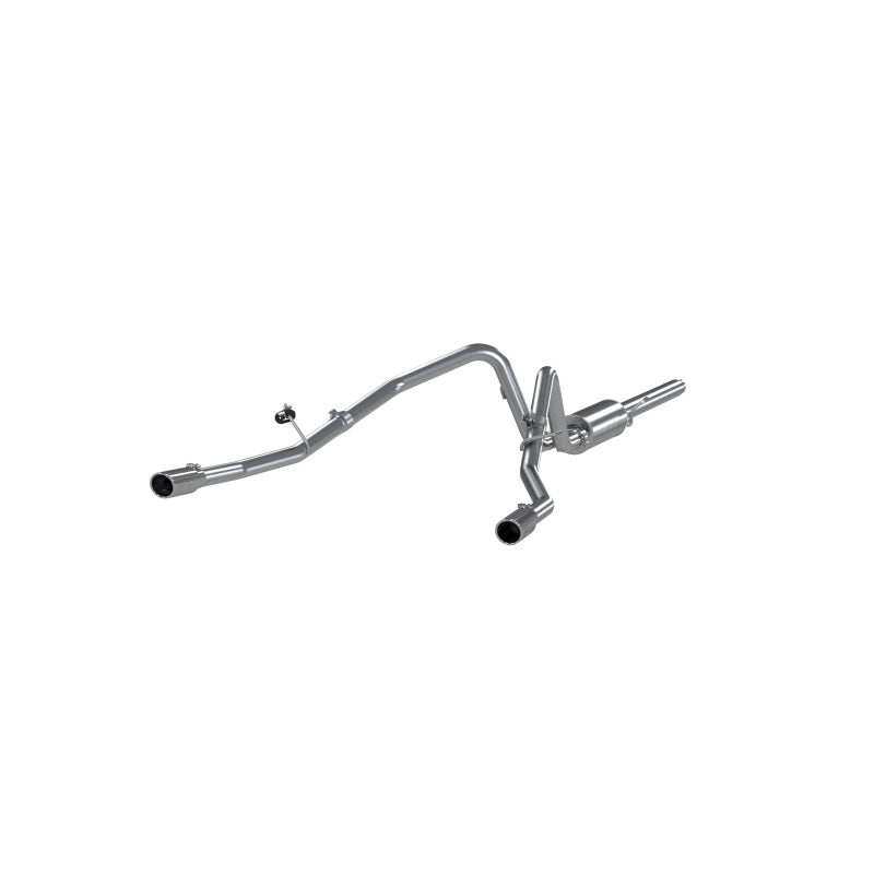 MBRP 2.5" Cat Back, Dual Split Rear, Aluminized Steel, 04-08 Ford F150 4.6/5.4L EC/CC-SB S5202AL