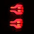 AlphaRex LUXX LED Taillights Black for 16-21 Toyota Tacoma 680090