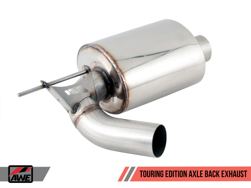 AWE Tuning Touring Edition Axle Back Exhaust For BMWF3X 335i/435i-90mmChrome Silver Tips 3010-32024