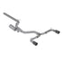 MBRP 3" T304 Cat Back Exhaust, 15-17 VW 2.0L Turbo Golf GTI MK7 w/ Dual Split Rear Exit S46063CF