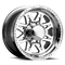 Raceline 888 Renegade 16x10in / 8x165.1 BP / -25mm Offset / 130.81mm Bore - Polished Wheel