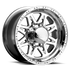 Raceline 888 Renegade 16x8in / 8x165.1 BP / 0mm Offset / 130.81mm Bore - Polished Wheel