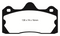 EBC 10+ Lotus Evora 3.5 Redstuff Rear Brake Pads