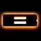 ORACLE Lighting Universal Illuminated Amber LED Letter Badges - Matte Black Surface Finish - B 3141-B-005