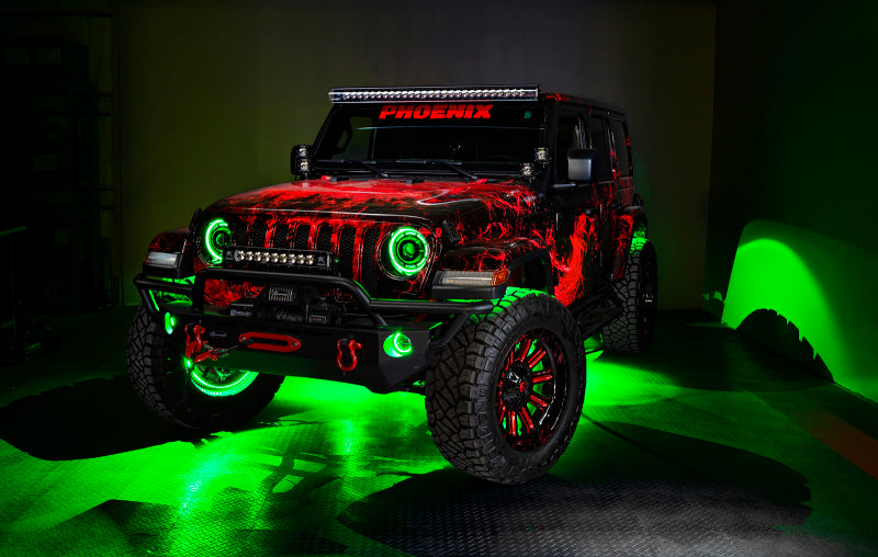 ORACLE Lighting High Performance Dynamic ColorSHIFT 20 W LED Fog Lights for Jeep JK/JL/JT 5846-332