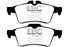 EBC 08-10 Chevrolet Cobalt 2.0 Turbo (SS) Greenstuff Rear Brake Pads