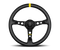 Momo MOD07 Steering Wheel 350 mm - Black Leather/Black Spokes/1 Stripe
