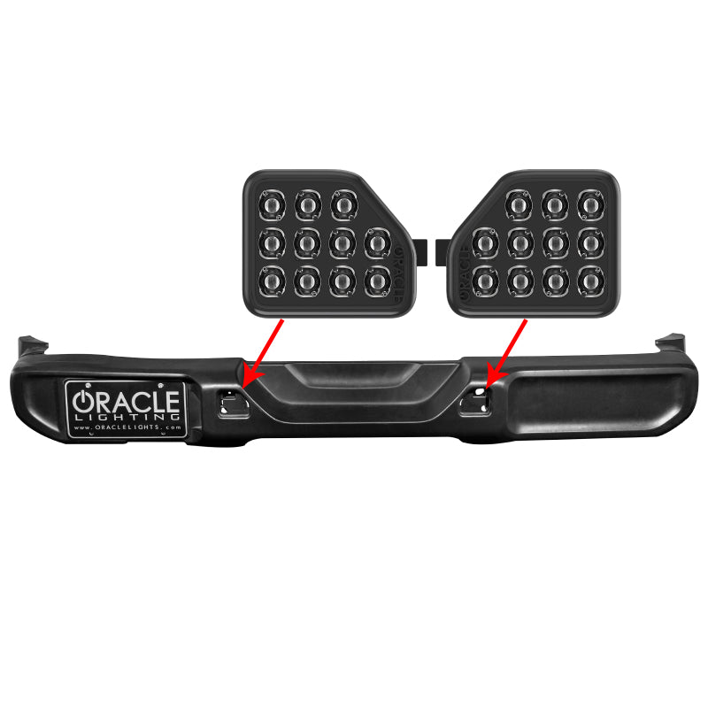 ORACLE Lighting Rear Bumper LED Reverse Lights for Jeep Wrangler JL - 6000K 5874-504