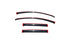 AVS 07-14 Ford Edge Ventvisor In-Channel Front & Rear Window Deflectors 4pc - Smoke