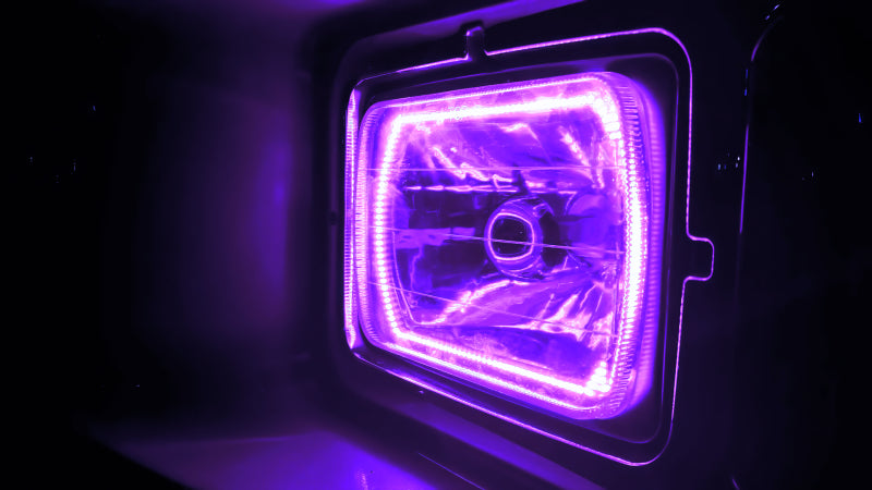 ORACLE Lighting Sealed Beam 7x6 in H6054 Headlight with Pre-installed ColorSHIFT Halo 6908-333