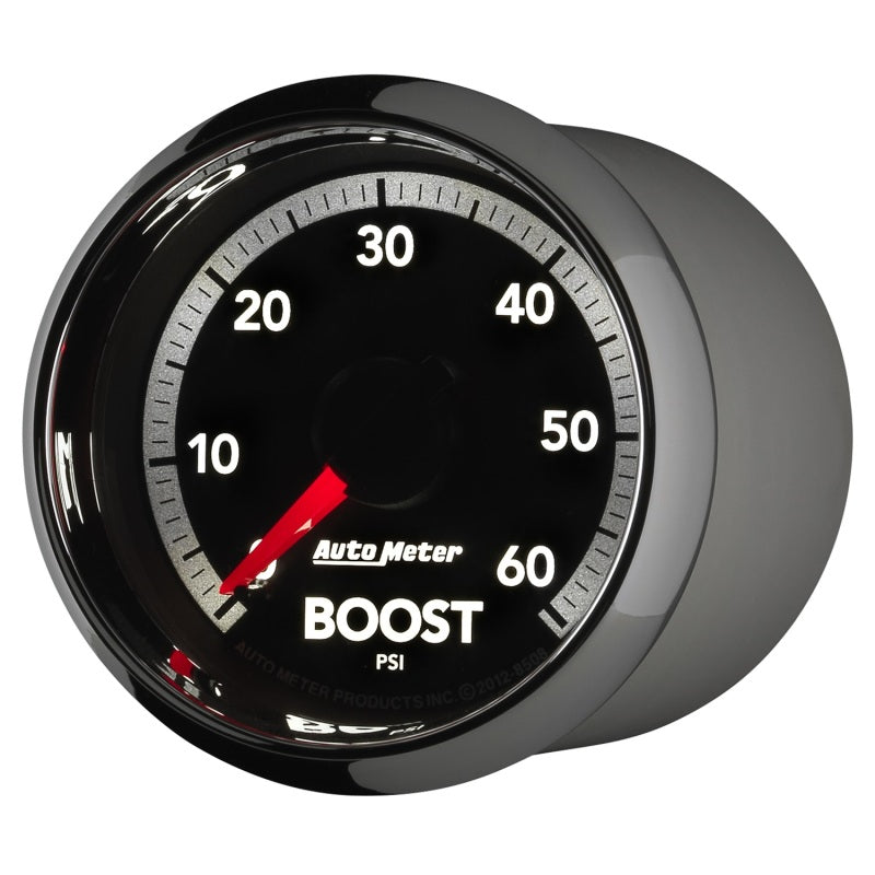 Autometer Factory Match Analog Boost Gauge Gen4 Dodge Factory Match 52.4mm Mechanical 0-60 PSI 8508