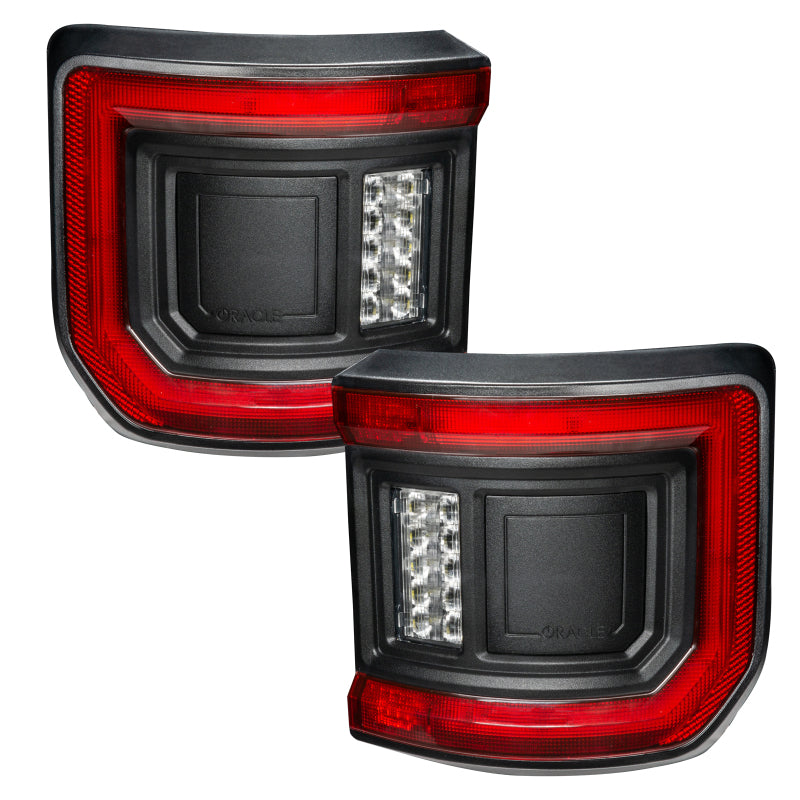 ORACLE Lighting Flush Mount LED Tail Lights for Jeep Gladiator JT - Standard Red 5882-504