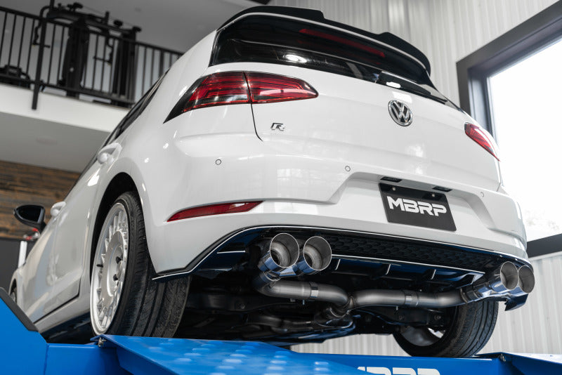 MBRP Single Exit Exhaust Pro Series 15-19 VW Golf R 3" Cat Back w/ Valve Delete S4603304