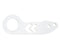 NRG Universal Rear Tow Hook - White Powder Coat