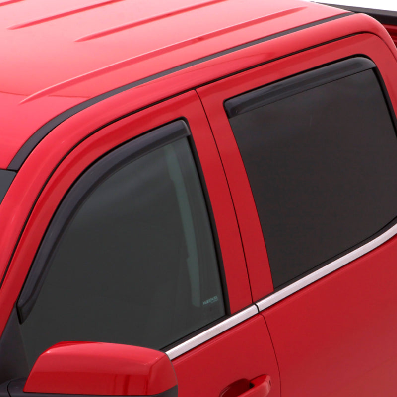 AVS 04-15 Nissan Armada Ventvisor In-Channel Front & Rear Window Deflectors 4pc - Smoke