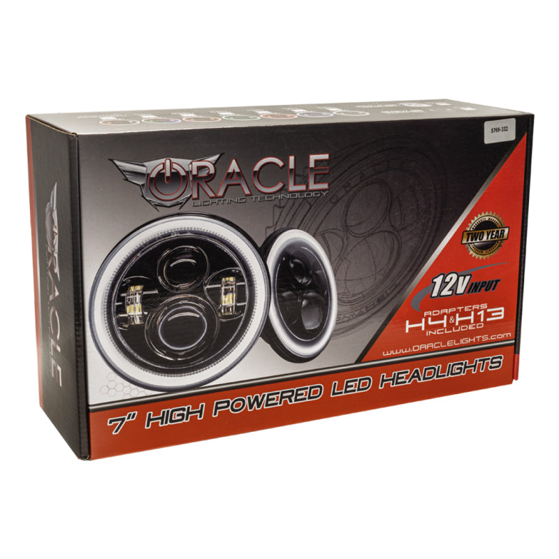 ORACLE Lighting Switchback LED Halo Headlights - Amber/White for 07-18 Jeep Wrangler JK 5769-123
