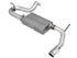 aFe Scorpion 2-1/2in Alum Steel Axle-Back Exhaust w/Polished Tip 07-18 Jeep Wrangler JK V6-3.6/3.8L