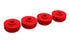 Energy Suspension 63-82 Chevrolet Corvette Red Rear Leaf Spring Bushing Set