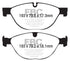 EBC 13+ Jaguar F-Type (Cast Iron Only) 3.0 Supercharged (380) Perf Pkg Yellowstuff Front Brake Pads