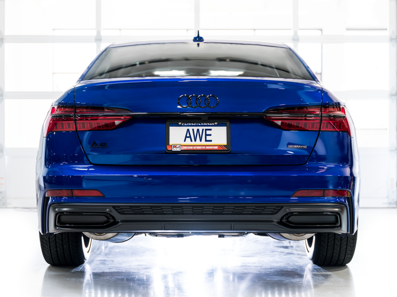 AWE Tuning Touring Edition Turn Downs Cat-back Exhaust For 19-23 Audi C8 A6/A7 3.0T 3015-31003