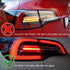 AlphaRex PRO-Series LED Tail Lights Jet Black for 17-22 Tesla Model 3 601010