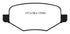 EBC 11-14 Ford Edge 2.0 Turbo Yellowstuff Rear Brake Pads