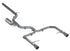 MBRP Dual Rear Exit Exhaust Pro Series 19-21 VW Jetta GLI T304 3" Cat-Back S4608304