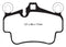EBC 07-08 Porsche 911 (997) (Cast Iron Rotor only) 3.6 Carrera 2 Redstuff Front Brake Pads