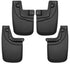 Husky Liners 05-15 Toyota Tacoma w/ OEM Fender Flares Front and Rear Mud Guards - Black