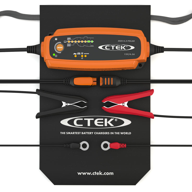 CTEK MUS 4.3 POLAR 12 Volt Fully Automatic Extreme Climate 8 Step Battery Charger 56-958