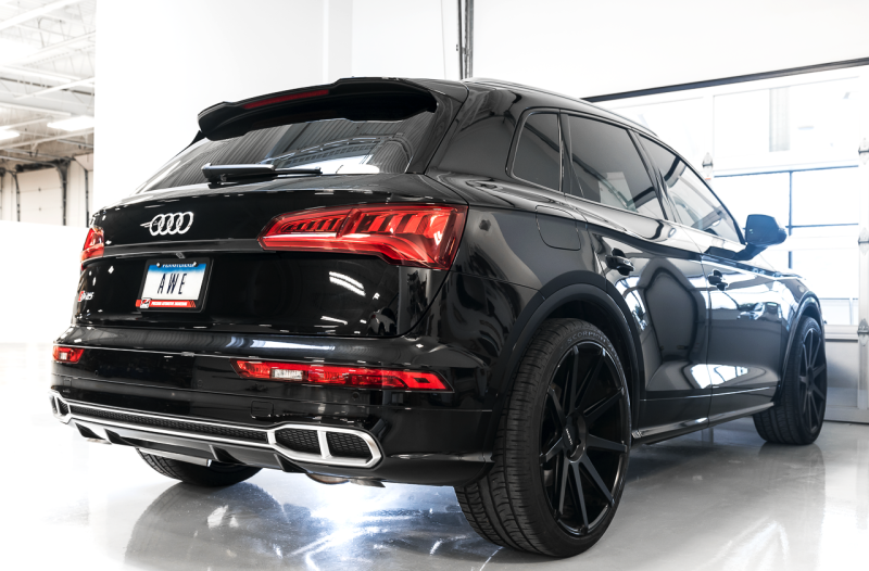 AWE Touring Edition Exhaust for Audi B9 SQ5 - Non-Resonated - No Tips (Turn Downs) 3020-31022