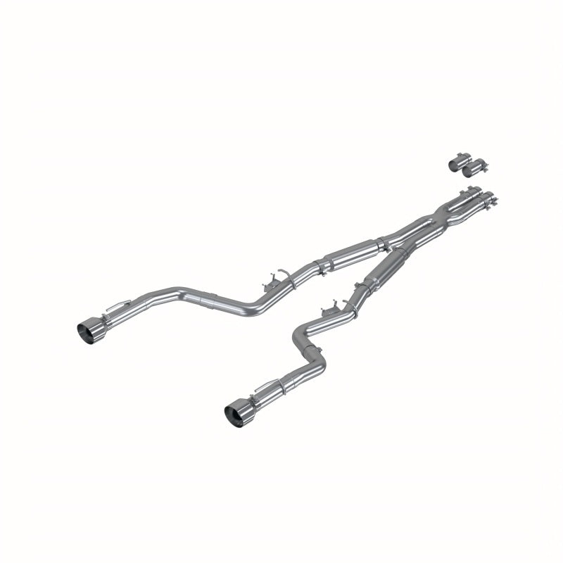 MBRP 3"Dual T304 Tips Rear Exit Aluminized Catback Exhaust(Street Profile)For 15-23 Charger S7117AL