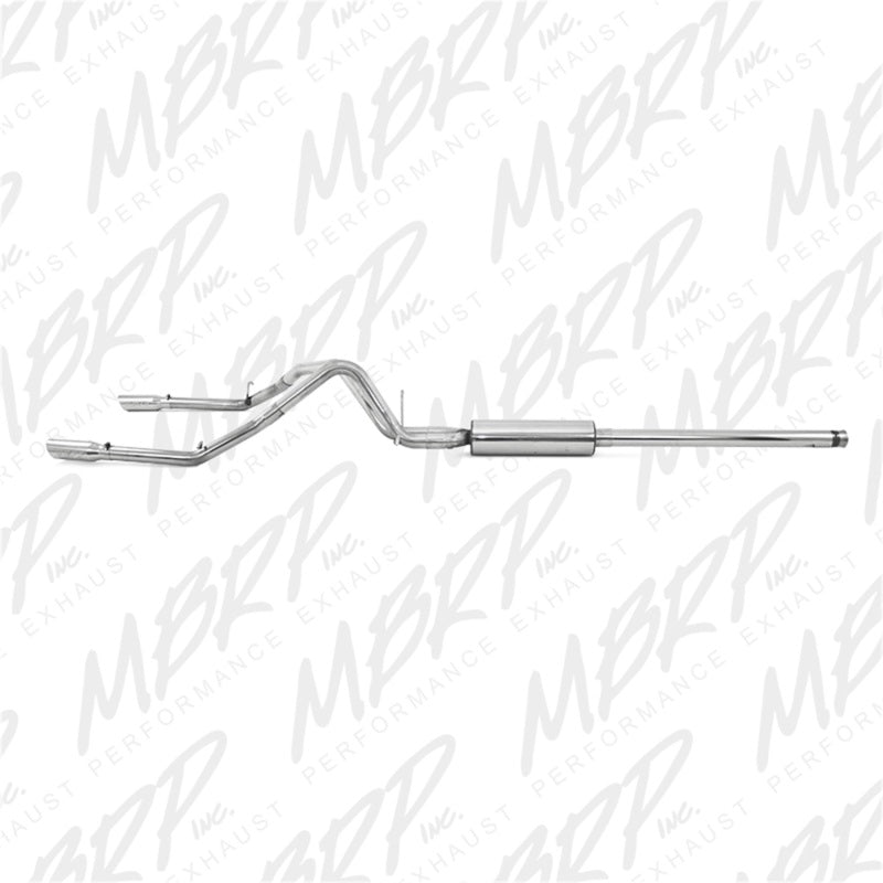 MBRP 3" Cat Back, Dual Split Rear 2014 Chevy/GMC 1500 Silverado/Sierra 4.3L V6/5.3L V8 S5084409