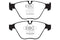 EBC 13+ BMW X1 2.0 Turbo (28i) Yellowstuff Front Brake Pads