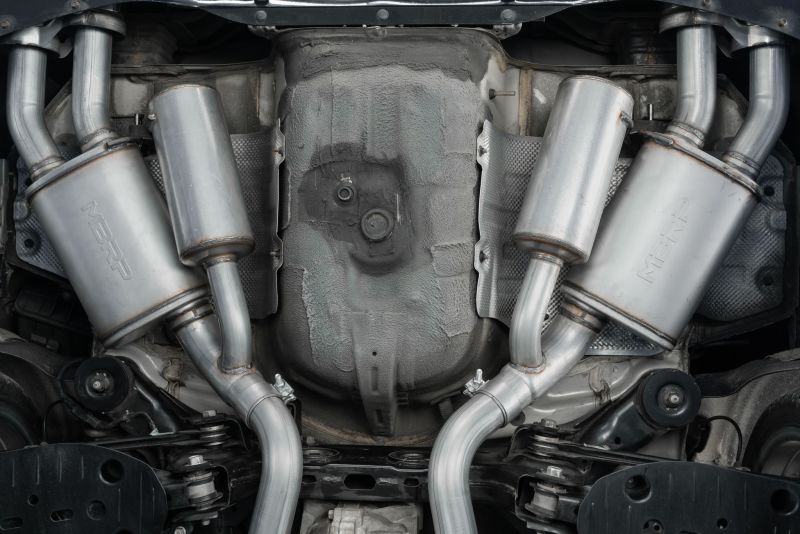 MBRP 2.5" Cat Back Dual Rear Exit 2018+ Kia Stinger 3.3L RWD/AWD w/o Tips S4704AL