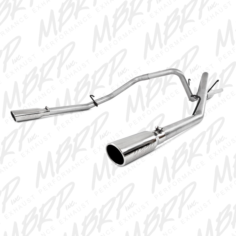 MBRP 2.5" Cat Back, Dual Split Rear AL, 06-08 Dodge Ram Hemi 1500 5.7L SC/CC-SB S5126AL