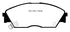 EBC 90-92 Honda Civic CRX 1.6 Si Yellowstuff Front Brake Pads