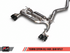 AWE Tuning Touring Edition Axle-Back Exhaust Single Side - 80mm Chrome Silver Tips 3010-22022