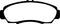 EBC 01-03 Acura CL 3.2 Greenstuff Front Brake Pads