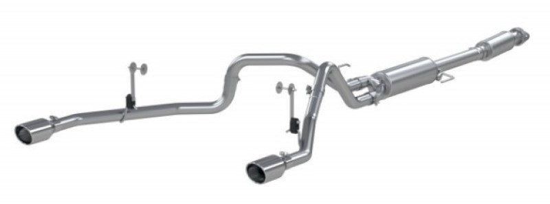 MBRP 3" Cat-Back 2.5" Dual Split Rear, 2021+ F-150 2.7L/ 3.5L Ecoboost, 5.0L S5215AL