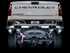 AWE Tuning 0FG Catback Split Rear Exit Quad Chrome Tips for 4th Gen GM 1500 5.3L 3015-42201