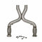 BBK 11-14 Mustang 5.0 Short Mid X Pipe With Catalytic Converters 3.0 For BBK Long Tube Headers