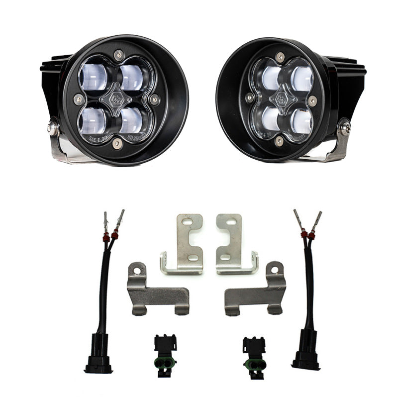 Baja Designs Squadron-R SAE Fog Pocket Light Kit for Toyota Tacoma Tundra/4Runner Clear Spot 447641