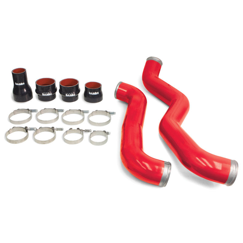 Banks Power Red powder-coated Boost Tube Upgrade Kit for 11-16 Chevy/GMC Diesel 6.6L25993