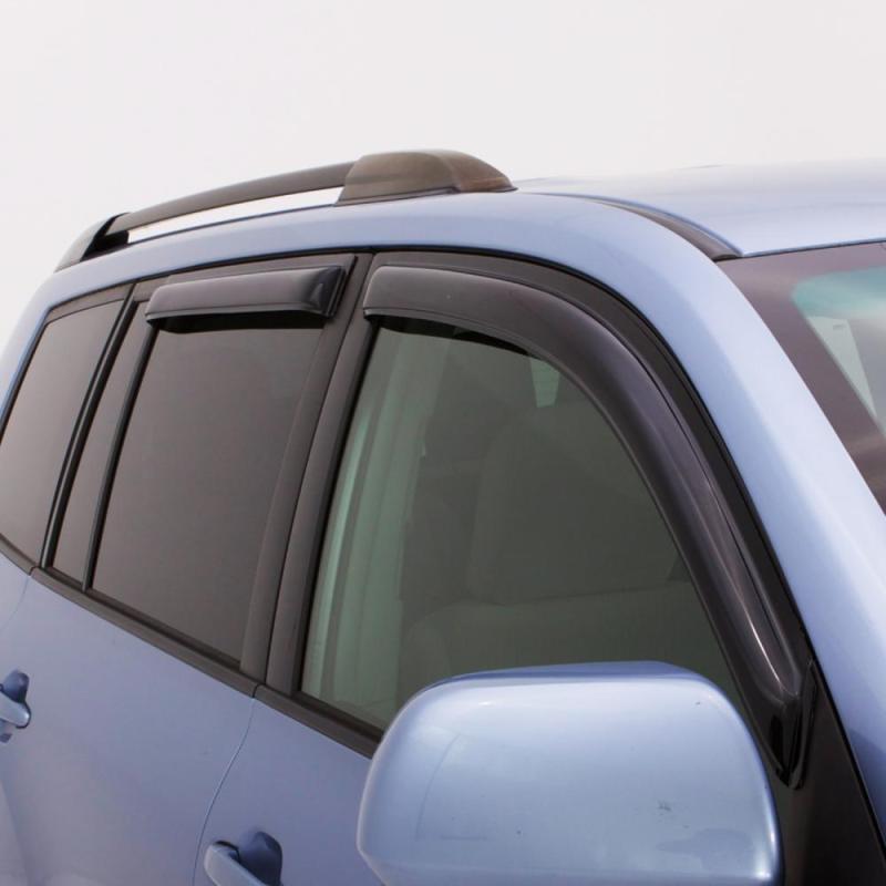 AVS 14-17 Nissan Rogue (Excl. Sport Model) Ventvisor Outside Mount Window Deflectors 4pc - Smoke