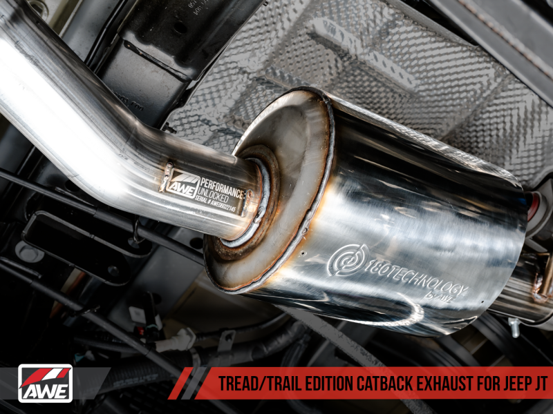 AWE Tuning Trail Edition Cat-Back Exhaust For 20-21 Jeep Gladiator JT 3.6L 3015-21001