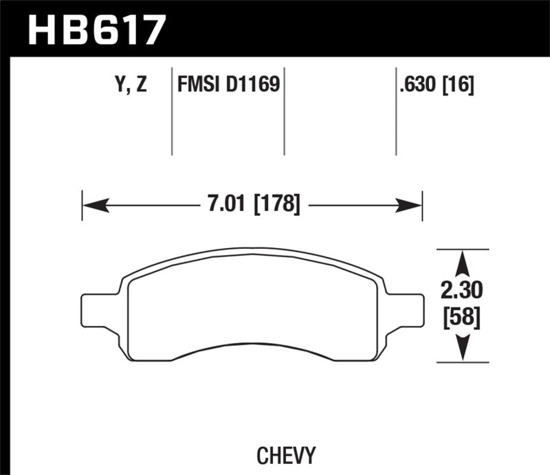 Hawk LTS Street Brake Pads